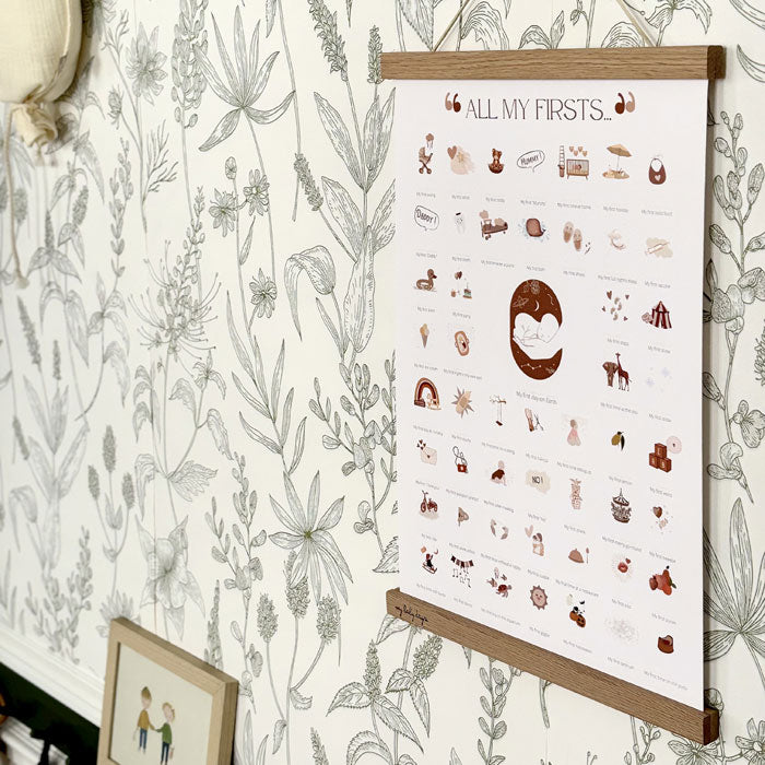 Baby Milestone Print - All My Firsts 'Karma' Edition