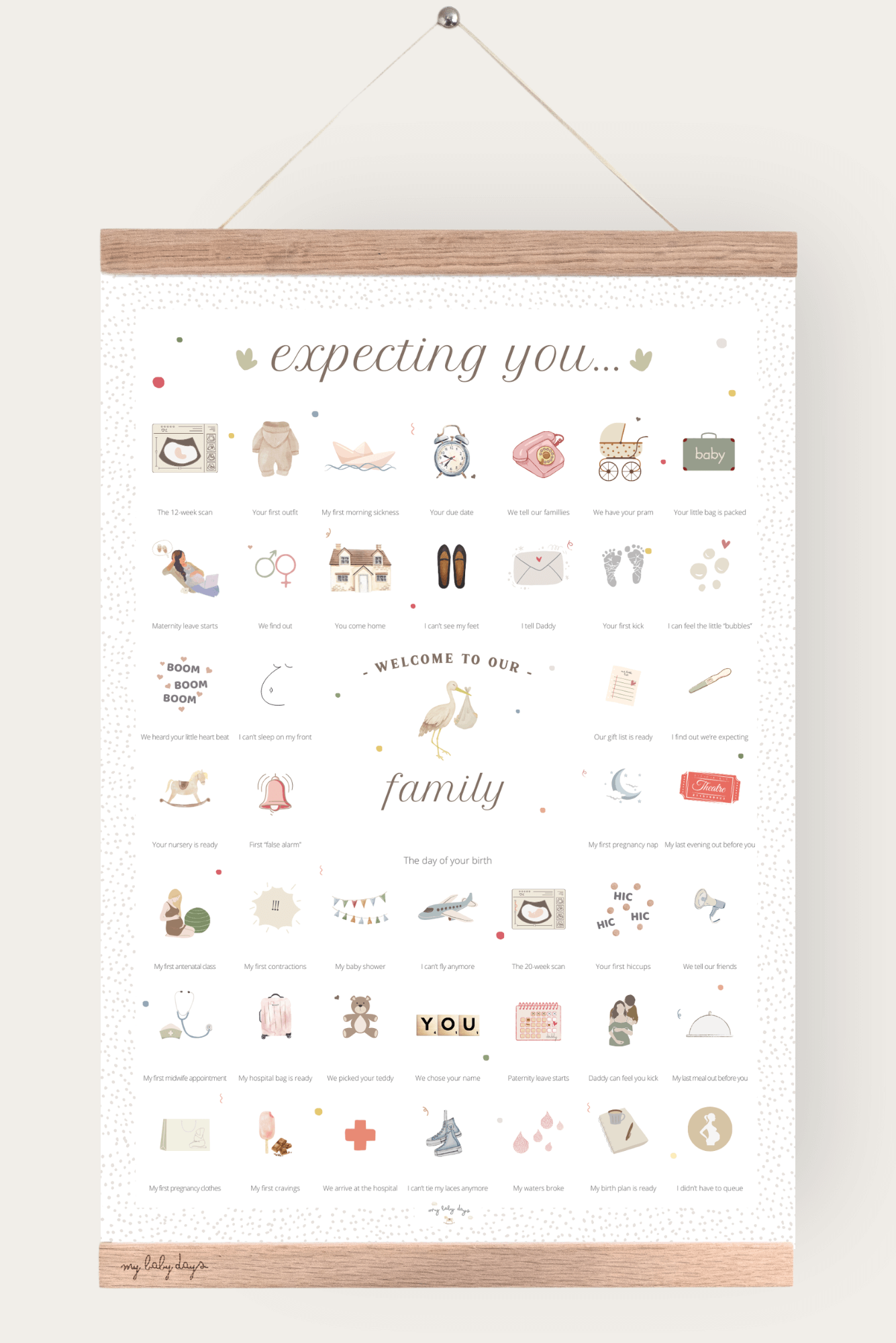 X-Large DUO 'Goose' BUNDLE - All My Firsts 'Goose' Print + 'Expecting You' Pregnancy Print