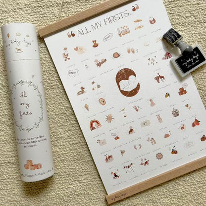 All My Firsts 'Karma' Print for Baby's Firsts