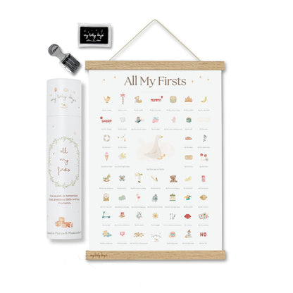 Baby Milestone Print - All My Firsts 'Baby Goose' Edition