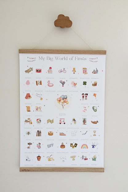 'My Big World of Firsts' Print for 2-7 year olds