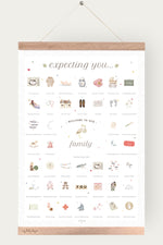 'expecting you' pregnancy print by My Baby Days