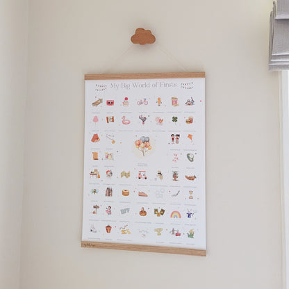 'My Big World of Firsts' Print for 2-7 year olds