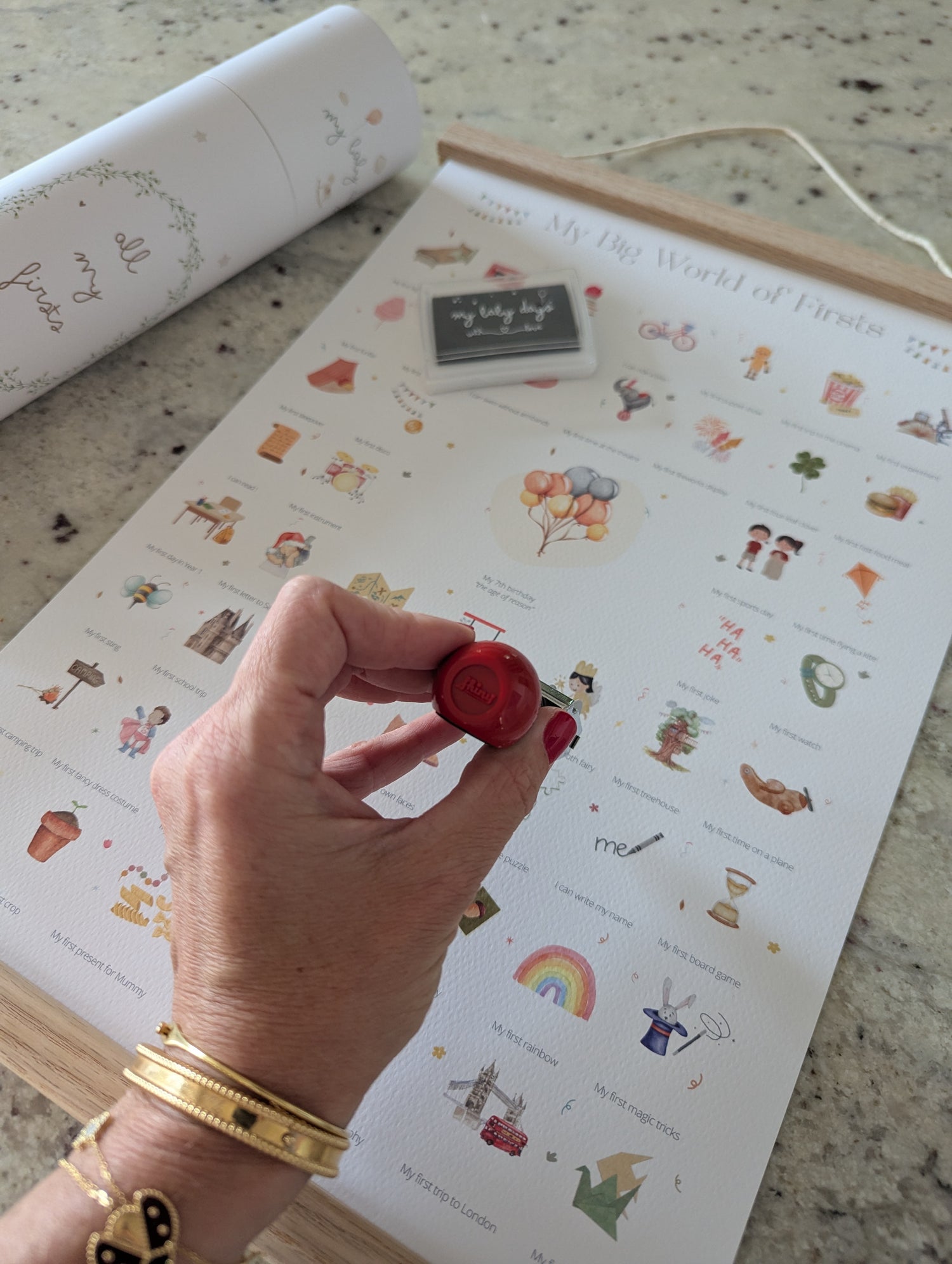 Kids Milestone Print - 'My Big World of Firsts' for ages 2-7