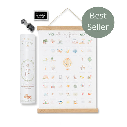 Baby Milestone Print - All My Firsts 'Balloon' Edition