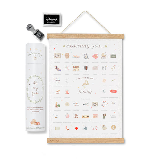 Pregnancy Milestone Print - 'Expecting You'