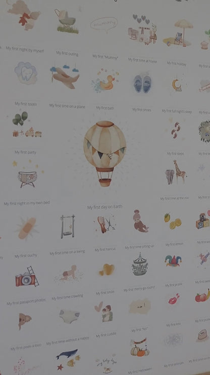 All My Firsts 'Balloon' Print for Baby's Firsts